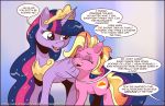  blonde_hair dialogue duo english_text equid equine female friendship_is_magic hair hasbro horn luster_dawn_(mlp) mammal multicolored_hair my_little_pony purple_hair saturdaymorningproj text twilight_sparkle_(mlp) unicorn winged_unicorn wings 