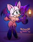  2005 bat breasts drew_gardner female green_eyes mammal nipples pink_nipples rouge_the_bat sega sonic_(series) sonic_team 