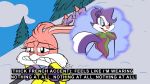  16:9 anthro babs_bunny clothing cybert duo ear_bow english_text female fifi_la_fume homer_simpson humor mammal meme mephitid ned_flanders plant skiing skunk snow text the_simpsons tight_clothing tiny_toon_adventures tree warner_brothers widescreen winter 