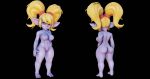  256:135 4k absurd_res akkoarcade blonde_hair blue_body blue_skin breasts butt female genitals hair hi_res humanoid league_of_legends mmd nude poppy_(lol) pose purple_eyes pussy riot_games solo video_games yordle 