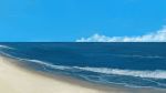  beach blue_sky cloud commentary_request day highres kajiji nature no_humans ocean original sand scenery sky water waves 