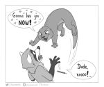  &lt;3 2021 absurd_res anthro comic dialogue digital_drawing_(artwork) digital_media_(artwork) duo english_text eye_contact felix_(nik159) greyscale hi_res humor jumping looking_at_another lutrine male mammal monochrome motion_lines mustelid nik159 nik_(nik159) open_mouth pencil_(object) procyonid raccoon romantic_couple simple_background text url white_background 