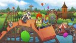  16:9 amusement_park amusement_ride anthro balloon benji_(twin_dragons) canid canine canis cleo_(twin_dragons) clothed clothing domestic_dog dragon dragonkai excited female ferris_wheel fully_clothed group hi_res human kai_(twin_dragons) kaya_(twin_dragons) male mammal nate_(twin_dragons) outside reptile rex_(twin_dragons) roller_coaster scalie snake teenager twin_dragons_(webcomic) webcomic widescreen young 