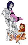  darkstar dc dcau jinx raven starfire teen_titans 