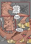  american_dragon:_jake_long anthro blitzdrachin comic conditional_dnp dialogue disney domination dragon english_text facesitting fred_nerk fu_dog_(character) genitals hi_res jake_long male male/male patreon penis text unfinished 