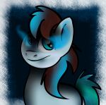  anthro blue_body blue_eyes blue_fur emersky equid equine friendship_is_magic frosting fur glowing glowing_eyes hair hasbro hi_res horse male mammal mane multicolored_hair my_little_pony nightmare_fuel pony quadruped solo two_tone_hair winterfloof 