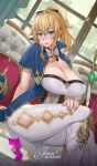  cleavage ctrlz77 genshin_impact jean_(genshin_impact) sword 