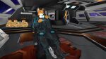  16:9 4k absurd_res anthro canid canine clothed clothing colored digital_media_(artwork) drinking drugs elite:dangerous fan_character female fox hi_res luxrayss_(artist) male male/female mammal nyko sitting solo widescreen 