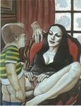  addams_family morticia_addams pandoras_box pugsley_addams thing 