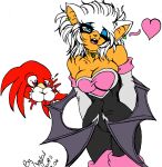  &lt;3 anthro blood blue_eyes bodily_fluids breasts clothed clothing crystal-for-ever duo female fur gloves hair handwear knuckles_the_echidna male male/female nosebleed open_mouth open_smile purple_eyes red_body red_fur red_hair rouge_the_bat simple_background smile sonic_the_hedgehog_(series) white_background white_body white_fur white_hair wings 