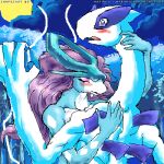  1:1 anthro anthrofied blush duo female forest legendary_pok&eacute;mon low_res lugia male male/female mariano moon night nintendo plant pok&eacute;mon pok&eacute;mon_(species) pok&eacute;morph suicune tree video_games 