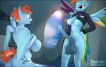  3d_(artwork) absurd_res anthro anthrofied big_breasts breast_size_difference breasts crossgender daughter digital_media_(artwork) duo equid equine female friendship_is_magic ftg_crossgender fti_crossgender gynomorph hasbro hi_res intersex mammal mature_female mother mother_and_child mother_and_daughter my_little_pony nude parent parent_and_child pegasus rainbow_dash_(mlp) steamyart text url windy_whistles_(mlp) wings 