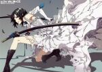  dogs dress fuyumine_naoto miwa_shirow sword wedding_dress 