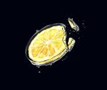  artist_name black_background cocon_(cocon_q) commentary_request english_commentary food food_focus fruit glass glint lemon lemon_slice light_particles mixed-language_commentary no_humans original partial_commentary shattering signature simple_background still_life twitter_username water_drop yellow_theme 