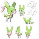  1:1 absurd_res ambiguous_gender bodily_fluids cervid ears_up elemental_creature fak&eacute;mon feral fingers flora_fauna flower frolifawn front_view fur green_body green_eyes green_fur happy hi_res hooved_fingers hooves mammal model_sheet nintendo open_mouth petting pink_body pink_fur pink_nose plant pok&eacute;mon quadruped raised_tail rear_view sad shiny_pok&eacute;mon sleeping smile solo tears tongue unknown_artist video_games 