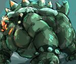  2021 absurd_res anthro belly bowser bowser&#039;s_fury fury_bowser hi_res kemono koopa kotobuki male mario_bros moobs nintendo overweight overweight_anthro overweight_male scalie simple_background solo video_games 
