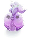  ? anthro anus balls big_balls big_butt butt disembodied_hand genitals goodra green_eyes hi_res huge_butt looking_back male nintendo pok&eacute;mon pok&eacute;mon_(species) puffy_anus solo sqoon thick_tail thick_thighs video_games 