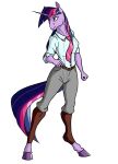  2018 akweer anthro blouse clothed clothing equid equine female friendship_is_magic hair hi_res hooves horn horse mammal my_little_pony pony purple_body purple_hair topwear twilight_sparkle_(mlp) unicorn 