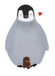  baby_penguin bird comfy cozy cuddles cuddling emperor_penguin gondola gondola_(meme) highres penguin 