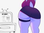  2021 animated anthro big_breasts big_butt boss_monster bovid breasts butt capdocks caprine clothing curvy_figure female fur hi_res huge_butt mammal mettaton shaking_butt short_playtime solo thick_thighs toriel undertale video_games voluptuous white_body white_fur 