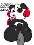  ! 2020 anal anal_penetration anthro anthro_focus anthro_penetrated anus big_butt big_ears big_eyes black_body black_butt black_ears black_eyes black_nose black_tail blonde_hair blush butt combo_panda controller dialogue disembodied_penis duo english_text erection filthyopossum fingers from_behind_position frown game_controller genitals giant_panda grey_penis hair hand_on_butt headgear headphones headset headset_microphone hi_res huge_butt looking_back looking_down male male/male male_focus male_penetrated male_penetrating male_penetrating_male mammal multicolored_body multicolored_hair nude one_eye_closed open_mouth penetration penis pink_anus pink_tongue presenting presenting_anus presenting_hindquarters presenting_penis profanity round_ears scut_tail sex short_hair simple_background solo_focus teeth text tongue tongue_out ursid vein veiny_penis video_games white_background white_body white_hair 