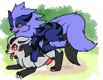  &lt;3 &lt;3_eyes all_fours arcanine blush bodily_fluids cum cum_while_penetrated dakota_(baito) doggystyle duo feral from_behind_position genital_fluids hi_res male male/male male_penetrated male_penetrating male_penetrating_male mightyena nintendo nulloffset penetration pok&eacute;mon pok&eacute;mon_(species) sex tongue tongue_out video_games 