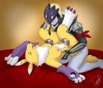  beelzemon big_breasts breasts digimon digimon_(species) female male male/female penetration renamon sex universalstupids 