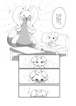  ambiguous_gender dragon duo espurr felid feline feral goodra hi_res japanese_text mammal monochrome nintendo pok&eacute;mon pok&eacute;mon_(species) text translation_request video_games winte 