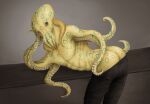  absurd_res animal_humanoid anthro blue-ringed_octopus bottomwear butt cephalopod clothed clothing coleoid dairywick denim denim_clothing elicor hi_res humanoid jeans male marine mollusk muscular muscular_anthro muscular_male octopodiform pants presenting presenting_hindquarters solo tentacles topless topless_male 