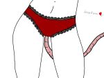  4:3 anthro clothing female jesse_karu jessekaru lace mammal mouse murid murine panties rodent solo underwear 
