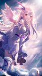  okazu_(eightstudio) tagme thighhighs wet wings 