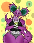  4:5 anthro crossgender dracokaito dracokaitonsfw fanartiguess female hi_res monster nidoking nintendo pok&eacute;mon pok&eacute;mon_(species) slightly_chubby solo thick_thighs video_games 