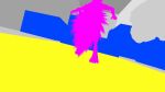  16:9 animated anthro canid canine climbing electricity epilepsy_warning explosion fox fur impactframe jumping male mammal parkour pink_body pink_fur psychedelic running short_playtime simple_background smoke solo widescreen youwant 