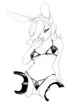  2020 bikini clothed clothing female finger_to_mouth glistening glistening_clothing glistening_legwear humanoid lagomorph legwear leporid licheart mammal monochrome penetration rabbit sex_toy sketch skimpy swimwear thighighs vibrator 