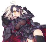  armor fate/grand_order hong_(white_spider) jeanne_d&#039;arc jeanne_d&#039;arc_(alter)_(fate) nipples no_bra see_through thighhighs 