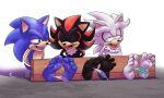  3rdharleyjoe 4_toes 5:3 anthro bound feet foot_fetish foot_focus group humanoid_feet laugh male shadow_the_hedgehog silver_the_hedgehog soles sonic_the_hedgehog sonic_the_hedgehog_(series) tickle_torture tickling tickling_feet toes 