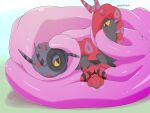  4:3 ambiguous_gender feral group hi_res hyper hyper_tongue long_tongue lying_on_tongue nintendo pok&eacute;mon pok&eacute;mon_(species) scolipede sevi_blaze tongue tongue_bed tongue_wrap venipede video_games whirlipede 