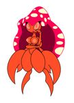  arthropod breasts female gb_of_bs insect nintendo parasect plain_background pok&#233;mon pokemon solo video_games white_background 