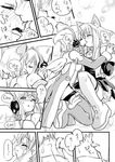  animal_ears boots closed_eyes comic doujinshi firefox fox_ears french_kiss greyscale headset heart holding_hands interlocked_fingers kiss licking monochrome multiple_girls os-tan personification piro_(piro_r) saliva saliva_trail thigh_boots thighhighs thunderbird tongue translated wings yuri 