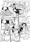  comic doujinshi firefox greyscale heart monochrome multiple_girls os-tan personification piro_(piro_r) thighhighs thunderbird translated yuri 
