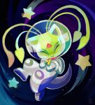  aisha_(neopets) astronaut bluumi commentary english_commentary facing_viewer full_body neopets signature solo space star_(sky) star_(symbol) 