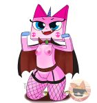  absurd_res breasts clothing costume domestic_cat equid equine felid feline felis female foxart950 genitals hi_res horn hybrid lego mammal nipples nude pussy small_breasts solo the_lego_movie thick_thighs unicorn unikitty unikitty! vampire vampire_costume vampirekitty 