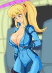  absurdres bodysuit breasts highres masterdoodle metroid metroid_fusion nintendo samus_aran self_upload suite super_smash_bros. zero_suit 