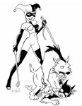  batgirl bud dc harley_quinn lou miravi the_babies 