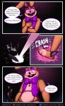  ! &lt;3 2020 anthro barefoot big_bow_tie big_ears black_background blush bottomless bottomless_male bow_tie broken broken_tape buckteeth cassette cassette_tape close-up clothed clothing comic comic_page comic_panel dialogue english_text eyelashes five_nights_at_freddy&#039;s five_nights_at_freddy&#039;s_vr:help_wanted fnaf_vr_help_wanted foot_focus glitchtrap hi_res lagomorph leporid littlegeecko long_ears long_whiskers looking_down male mammal motion_lines multicolored_body multicolored_ears open_mouth pink_eyes pink_tongue rabbit simple_background smile solo sound_effects speech_bubble stepped_on tan_body tan_ears teeth text throwing throwing_object tongue topwear url vest video_games whiskers white_body white_ears 