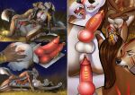  animal_genitalia animal_penis anthro at_field balls bite bodypaint breasts campfire canid canine canine_penis canis comic digital_media_(artwork) duo erection frottage fur genital_piercing genitals herm herm/male huskyfog intersex intersex/male knot male mammal moon nature neck_bite night nude penetration penis penis_piercing piercing sex space tribal vaginal vaginal_penetration wolf 
