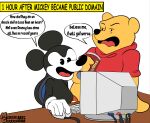 absurd_res disney furry hi_res mickey_mouse mickeymouses mickeysteamboatwillie moisesgrafic winniethepooh