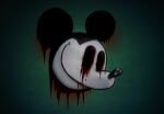 anthro better_version_at_paywall blood bodily_fluids creepy creepypasta disembodied_head disney empty_eyes evil_grin hi_res horror_(theme) male mammal mickey_mouse mouse murid murine nightmare_fuel rodent round_ears smile solo steel1star suicide_mouse_(character) suicide_mouse_(creepypasta)