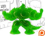 alien ben10 dragmon humungoopsaur male muscular