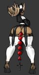 anal_beads anthro bottom_heavy bottomless clothed clothing cross deer female hi_res humanoid jesus_christ legwear lutha machine mammal moose new_world_deer nun religion robot robot_humanoid sex_toy solo solo_focus stockings